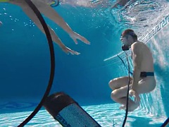 Polina sucks his soul out underwater