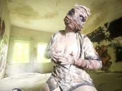 Bbw, Kuřba, Doktor, Venku, Svedená, Punčochy, Uniforma