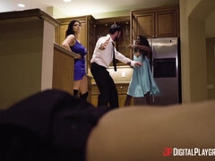 Amoral MILFs interracial jaw-dropping porn clip