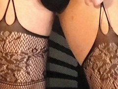 Amatoriale, Americano, Tacchi, Lingerie, Solo, Calze