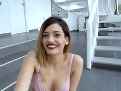 Grosser schwanz, Blasen, Hd, Latina, Natürlichen titten, Nackt, Pov, Schreiend
