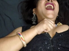 アナル, フェラチオ, カップル, 顔射, 自家製, インド人, 熟年