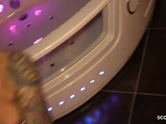 German Big Brother TV Celebrity Ulf Fuck Redhead Teen Anni Angel at Party