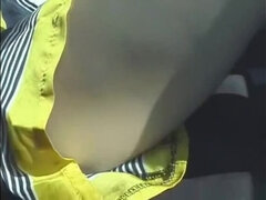 Fine-looking Japanese Yui Himura in the open