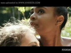 Lesbian Warriors satisfy each other