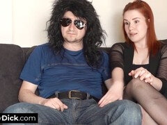 Desperate wife Kaira Love mocks her husband's tiny cock while with a lovemaking therapist