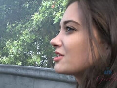 Pik sutte, Brunette, Kæreste, Piercing, Barberet, Mager, Stripning, Pirring