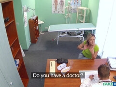 Stunning Blond Hair Girl Wants Doctor To Prescribe His Penis