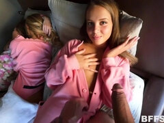 Veiny Dick Pulsates And Needs To Be Sucked By Young Vixen