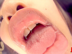 Classroom Idol POV: Yukari Miyazawa’s Sloppy French Kiss Floods Your Face with Thick Spit as She Grinds on the Desk.