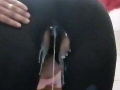 Amateur, Tetas grandes, Negro, Solo, Mojado