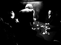 Sexy maids get bluffed by a couple of card sharks