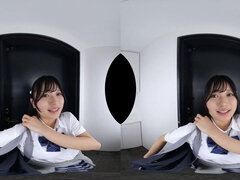 Japanese beauty enchants in a thrilling, intimate uniform scene