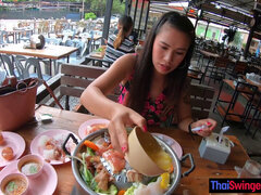 Amateur, Asiatique, Gros cul, Sucer une bite, Petite amie, Thaïlandaise