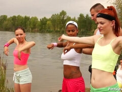 Amatorka, Obciąganie, Sex grupowy, Grupa, Domowej roboty, Lesbijka, Orgia, Mokry