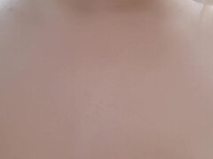 Spitting on My Big Natural Boobs