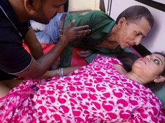 Sucer une bite, Couple, Hard, Indienne, Naturelle, Chatte, Belle mère, Épouse