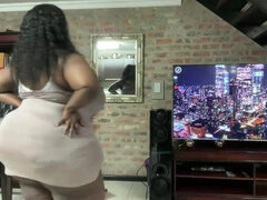 Noire, Mature, Seins naturels, Solo, Webcam