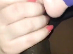 WildEnglishBBW BBC Nata4sex blindfold blowjob