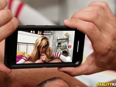 Bambino, Grande cazzo, Bionda, Pompino, Tette naturali, Pornostar, Ragazza, Tette