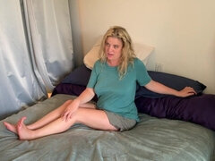 Enthousiasteling, Grote mammen, Blond, Gezin, Huisgemaakt, Moeder, Zoon, Taboe