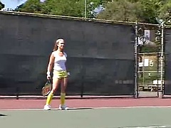 Amatorka, Blondynka, Palcówka, Masturbacja, Na wolnym powietrzu, Sport, Nastolatki, Cycki