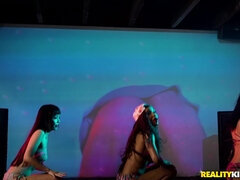 Blonde Temptress Captivates in a Dangerous Indoor Affair