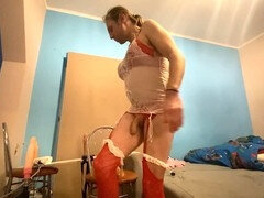 Leie, In den arsch, Dildo, Masturbation, Pov, Transfrau, Spielzeuge