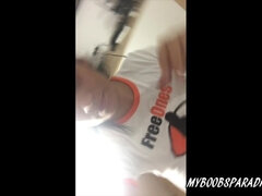 18 éves, Amatőr, Tekintélyes didik, Gesztenyebarna, Mellbimbók, Tini