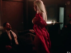 Savannah Bond In A Blonde With A Big Booty And Milkings Substitutes Her Ass For Anal Se