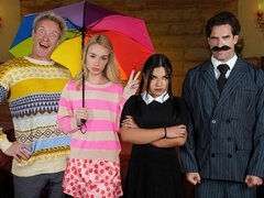 Step Daughters Use Dark Magic To Summon Some Real Men But They Accidentally Summon Their Stepdads With Clarke Kent, Khloe Kingsley And Ken Feels