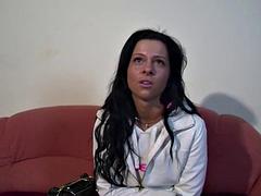 Babe, Stor pik, Pik sutte, Brunette, Sædskud, Tysk, Hårdt, Bryster