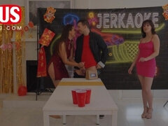 Grosser schwanz, Blasen, Prominente, Spermaladung, Hardcore, Lecken, Muschi, Rau