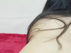 큰 엉덩이, 큰 가슴, 흑갈색 머리, 여자, 인도인, 수음, 나이든, 혼자