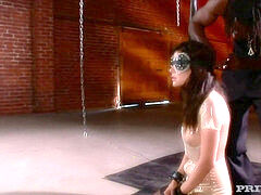 Veľké péro, Čierne, Kuřba, Bondáž, Brunetka, Zející