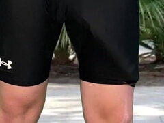 Amatoriale, Grande cazzo, Schizzo di sborra, Masturbazione, All'aperto, Solo