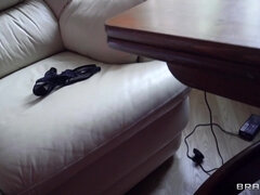 Mia Bandini caught watching porn and fucked