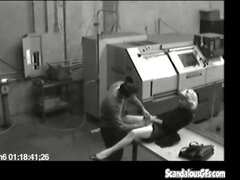 Amateur blonde caught fingering herself on camera and getting wild with a man