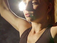 오랄섹스, 핸드잡, 조그마한, 빨간 머리