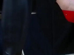 Blond, Fetisj, Voeten fetish, Hakken, Nylonstof, Panty, Rok