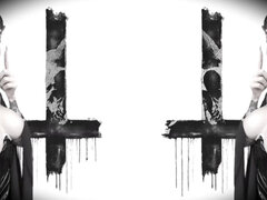 큰 가슴, 야한 이야기, 지배, 여자 지배, 정부, 혼자, 문신