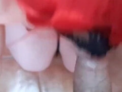 Blowjob and cum in mouth in the kitchen