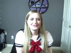 Hatalmas hátsó, Szőke, Ujjazás, Kézimunka, Természetes mellek, Szoknya, Begyek, Web kamera