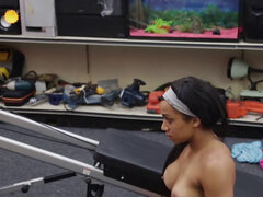 Braunhaarige, Aufs gesicht abspritzen, Hd, Pov