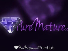 PureMature - Brunette Brooklyn Chase sucks and fucks her mans dick