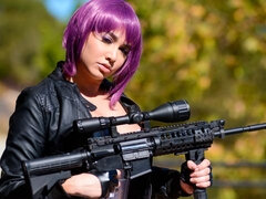 Culo grande, Mamada, Estilo perrito, Pajear, Lamidas, Coño, Cabello corto, Estriptis