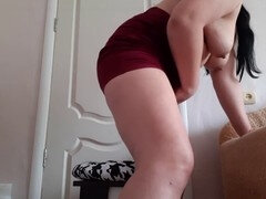 Kvinna, Fingering, Hemmagjord, Onani, Milf, Mamma, Trosor, Solo