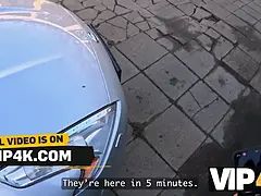 Vip4k. he dreamed to buy a car, but instead sold his girlfriend's cunt to a stranger