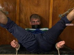 Kinky straight guy comes to do gay BDSM porn