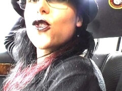 Picked up Goth Teen From Germany Showing Her Body